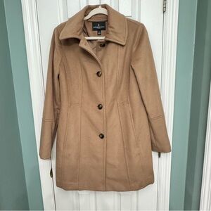 London Fog Camel Peacoat TOWER by London Fog Wool-Blend Peacoat Size S